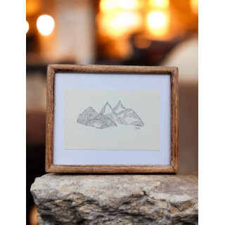 Montagnes anthracites