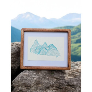 Montagnes turquoises